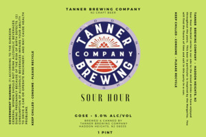 Tanner Brewing Company Sour Hour September 2022