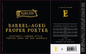 Elder Pine Brewing & Blending Co Barrel-aged Proper Porter