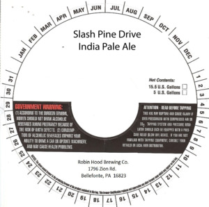 Robin Hood Brewing Co. Slash Pine Drive January 2023