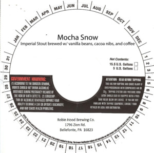 Robin Hood Brewing Co Mocha Snow January 2023