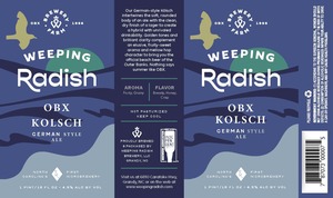 Weeping Radish Brewery Obx KÖlsch January 2023