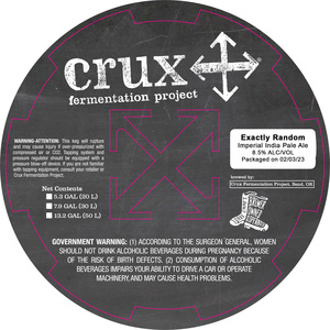 Crux Fermentation Project Exactly Random