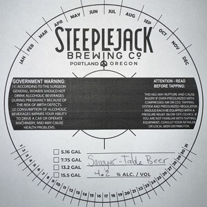 Steeplejack Brewing Co. Sawyer - Table Beer