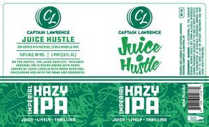 Captain Lawrence Brewing Company Juice Hustle January 2023