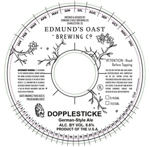 Edmund's Oast Brewing Co. Dopplesticke January 2023