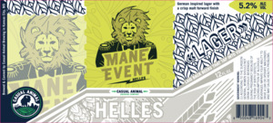 Casual Animal Brewing Co Mane Event Helles