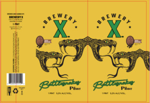 Brewery X Battlesnakes Pilsner January 2023