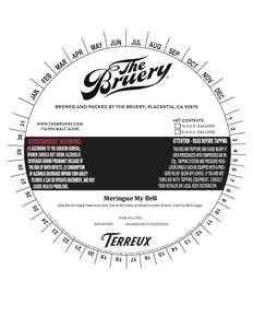 The Bruery Terreux Meringue My Bell January 2023