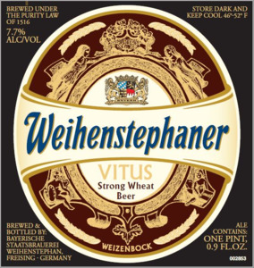 Weihenstephaner Vitus January 2023