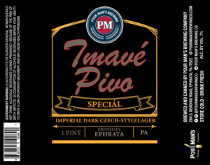 Tmave Pivo Special Imperial Dark Czech Style Lager 