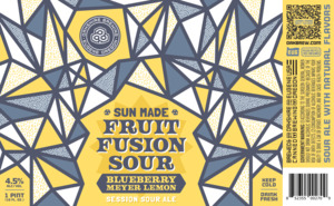 Oakshire Brewing Sun Made Fruit Fusion Blueberry Meyer Lemon January 2023