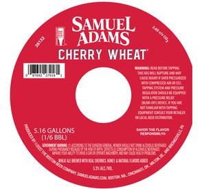 Samuel Adams Cherry Wheat January 2023
