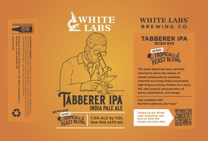 Tabberer Ipa Brewed With Wlp077 Tropicale Yeast Blend January 2023