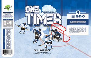 Willow Rock Brewing Company One Timer January 2023