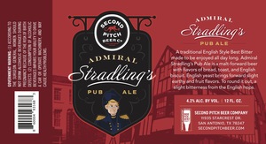 Second Pitch Beer Company Admiral Stradling's Pub Ale January 2023