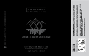 Urban Lodge Brewing Co. Double Black Diamond January 2023