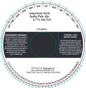 American Style India Pale Ale January 2023