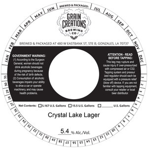 Crystal Lake Lager January 2023
