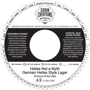 Helles Not A Myth German Helles Style Lager January 2023