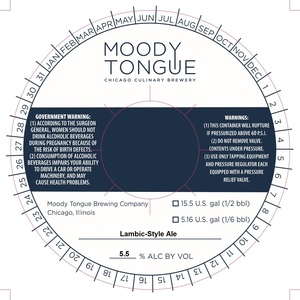Moody Tongue Lambic-style Ale