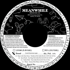 Meanwhile Brewing Co. Social Harmony-lager