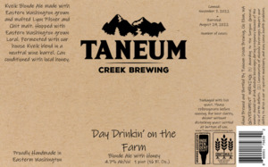 Taneum Creek Brewing Day Drinkin' On The Farm January 2023