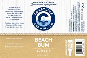 Coastline Brewing Co Beach Bum Amber January 2023
