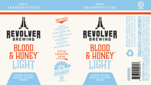 Revolver Brewing Blood & Honey Light January 2023