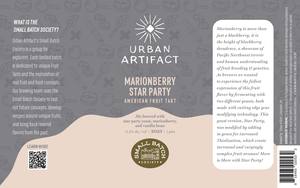 Urban Artifact Marionberry Star Party