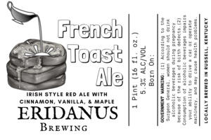 Eridanus Brewing French Toast Ale