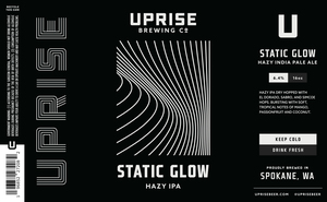 Uprise Brewing Co. Static Glow Hazy India Pale Ale January 2023
