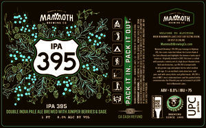 Mammoth Brewing Co. IPA 395 January 2023