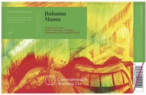 Commonwealth Brewing Co Bahama Mama January 2023