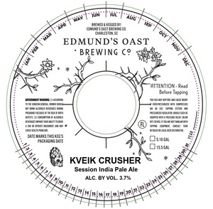 Edmund's Oast Brewing Co. Kveik Crusher January 2023