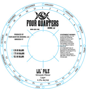 Four Quarters Brewing, LLC Lil' Pilz January 2023