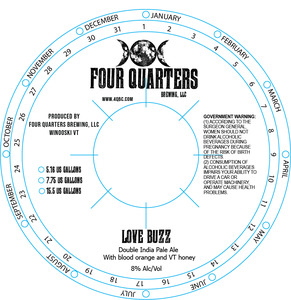 Four Quarters Brewing, LLC Love Buzz