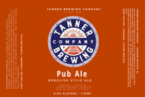 Tanner Brewing Comapny Pub Ale