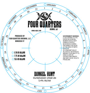 Four Quarters Brewing, LLC Dunkel Hunt