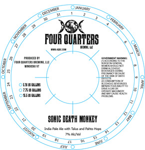 Four Quarters Brewing, LLC Sonic Death Monkey