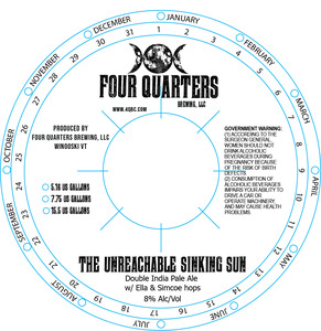 Four Quarters Brewing, LLC The Unreachable Sinking Sun