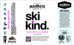 Mammoth Brewing Co. Ski Kind - Mountain Lager
