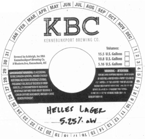 Kbc Helles Lager January 2023