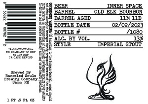 Barreled Souls Brewing Company Inner Space Old Elk January 2023