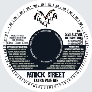 Flying Dog Brewery Patrick Street Extra Pale Ale
