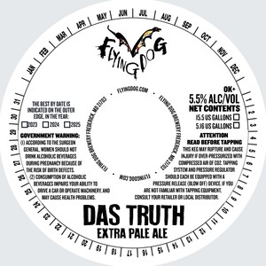 Flying Dog Brewery Das Truth Extra Pale Ale