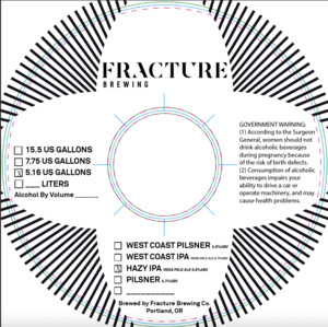 Fracture Brewing Fracture Hazy India Pale Ale 5 Gallon February 2023