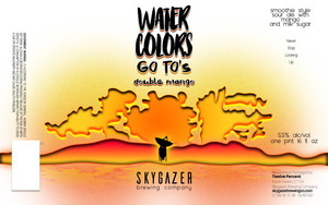 Skygazer Brewing Company Watercolors Go To's Double Mango February 2023