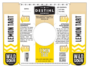 Destihl Brewery Wild Sour Series Lemon Tart February 2023