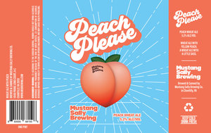 Mustang Sally Brewing Co. Peach Please February 2023