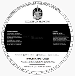 Broceliande Forest American Style India Pale Ale February 2023